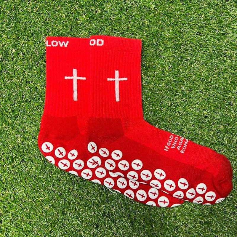 Cross Grip Socks - Men'S Socks and Kids' Socks, 3-4 Day USA Shipping, Comfortable Fit