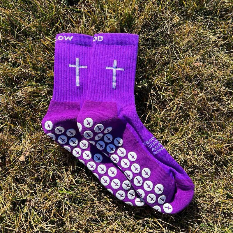 Cross Grip Socks - Men'S Socks and Kids' Socks, 3-4 Day USA Shipping, Comfortable Fit