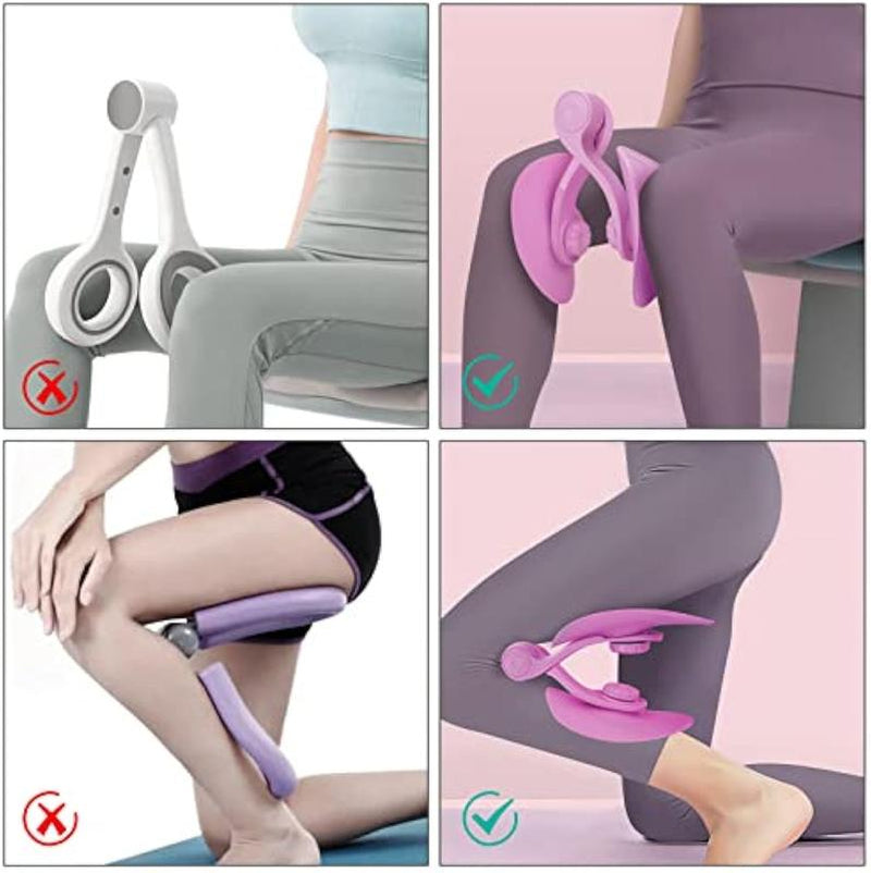 Thigh Master, Kegel Exercise Products for Women, Exerciser for Women Pelvic Floor Muscle Strengthening, Thigh Leg Exercise, Exerciserbuttock Shaping, Postnatal Rehabilitation Home Workout Equipment Stretching Gear