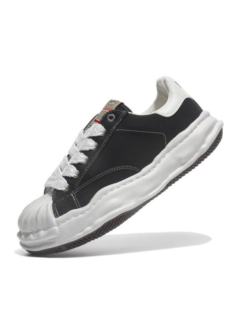 Unisex'S Patchwork Lace up Low Top Walking Shoes, Casual Comfortable Sports Skate Shoes, Fashionable Walking Shoes for Daily Wear, Canvas Sneakers, Gym Shoes, Running Shoes Men, Trainer Footwear, Athletic Shoes