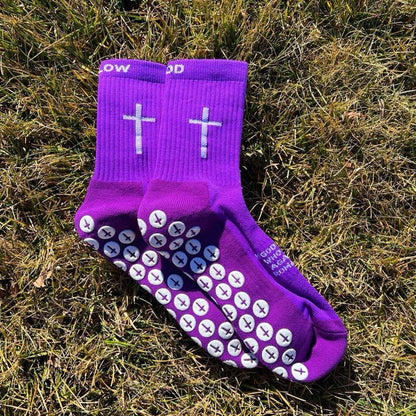 Cross Grip Socks - Men'S Socks and Kids' Socks, 3-4 Day USA Shipping, Comfortable Fit