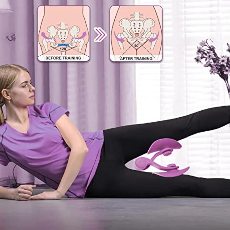 Thigh Master, Kegel Exercise Products for Women, Exerciser for Women Pelvic Floor Muscle Strengthening, Thigh Leg Exercise, Exerciserbuttock Shaping, Postnatal Rehabilitation Home Workout Equipment Stretching Gear